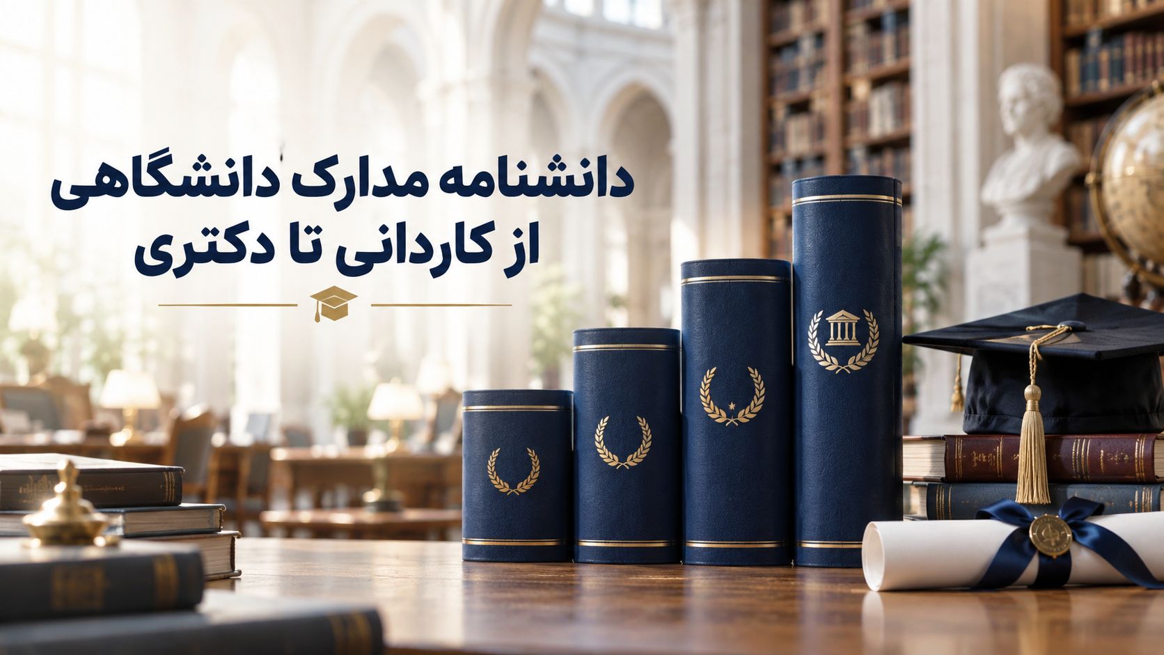 دانشنامه مدارک دانشگاهی از کاردانی تا دکتری