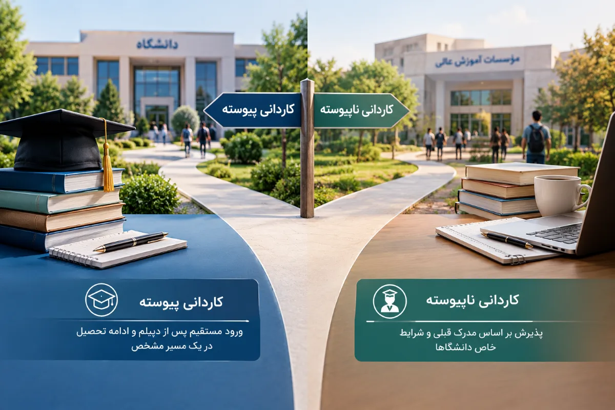 خرید مدرک کاردانی پیوسته و ناپیوسته