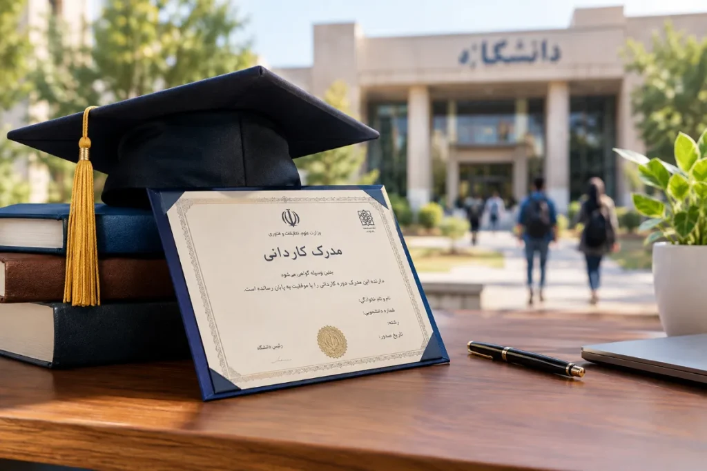مشاوره و خرید مدرک کاردانی معتبر