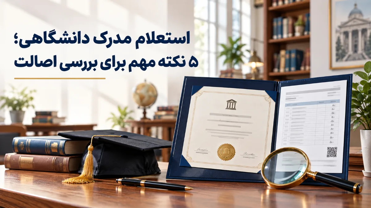 استعلام مدرک دانشگاهی؛ ۵ نکته مهم برای بررسی اصالت
