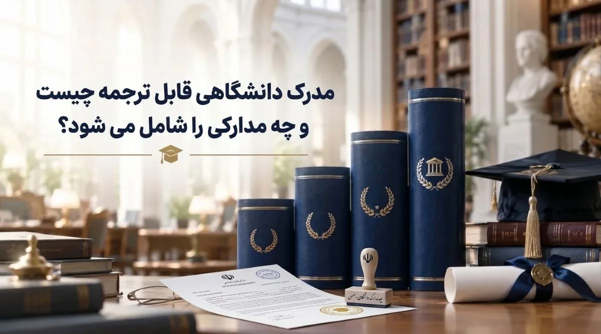 مدرک دانشگاهی قابل ترجمه چیست و چه مدارکی را شامل می شود؟